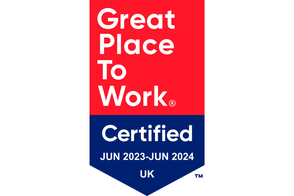 Great Place To Work Certified JUN 2023 - JUN 2024 UK