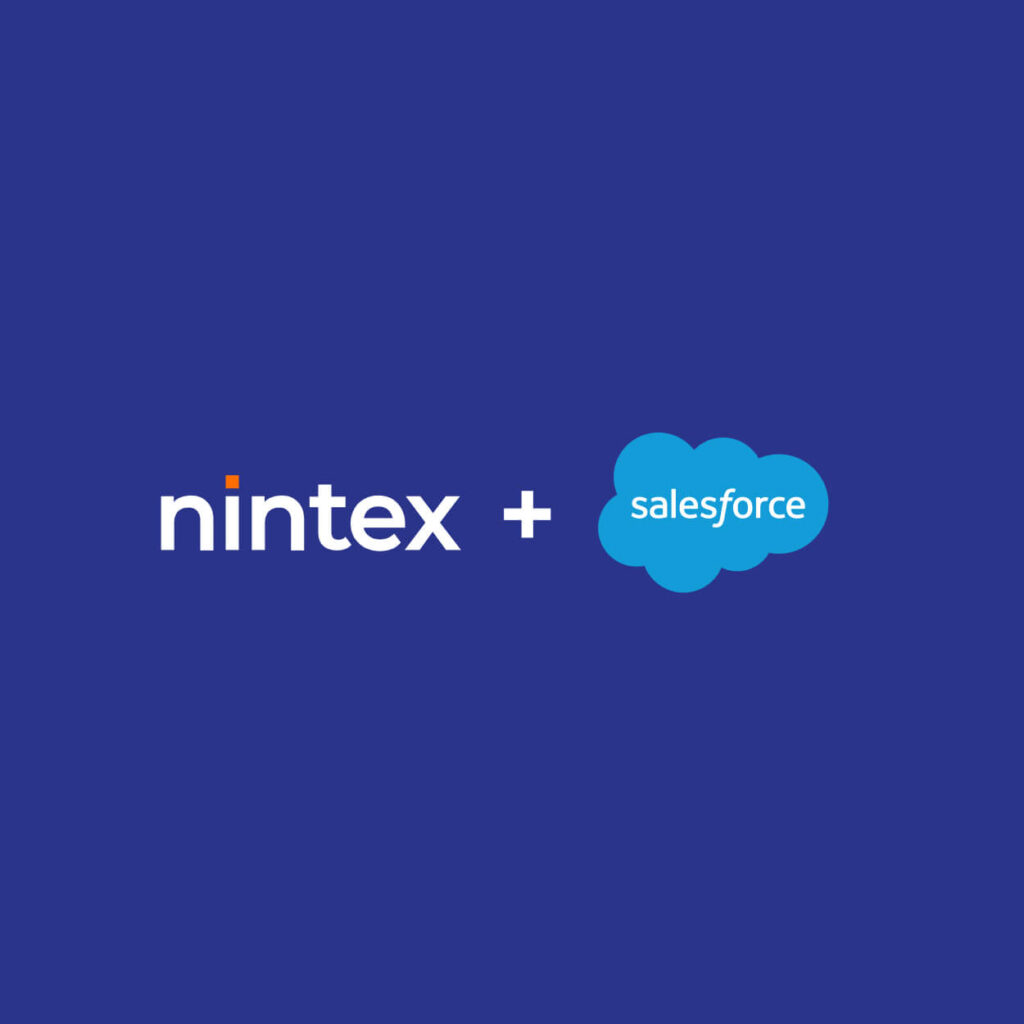Nintex and Salesforce partnership.