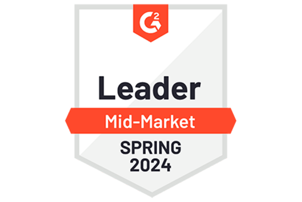G2 Leader Mid-Market Spring 2024